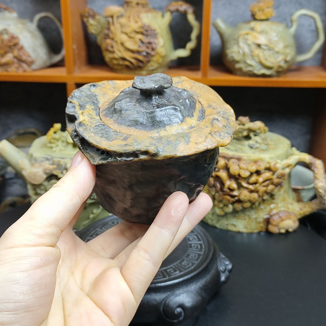 紫砂茶壶用****1盖碗石壶