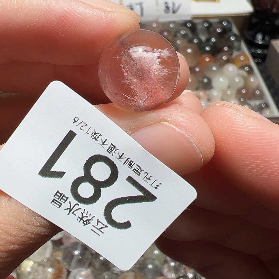 水晶未镶嵌珠宝半成品