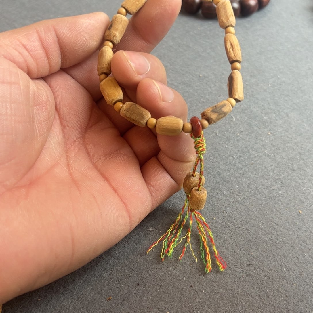 檀香木无事牌98.88手串手链