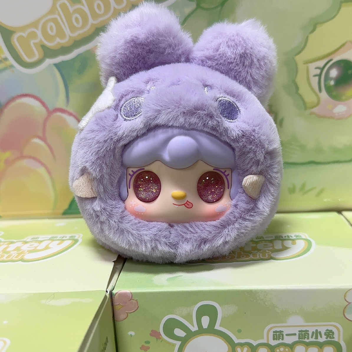 yooki氧氧萌一萌小兔流沙眼版毛绒盲盒