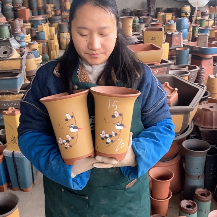 紫砂花盆盆栽花卉苗木种植