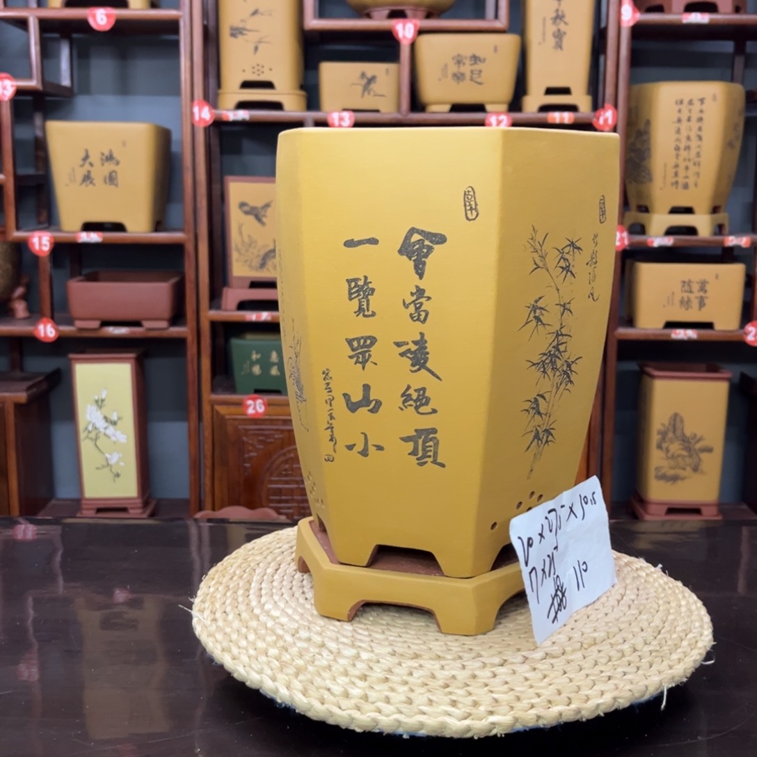 紫砂花盆紫砂花盆