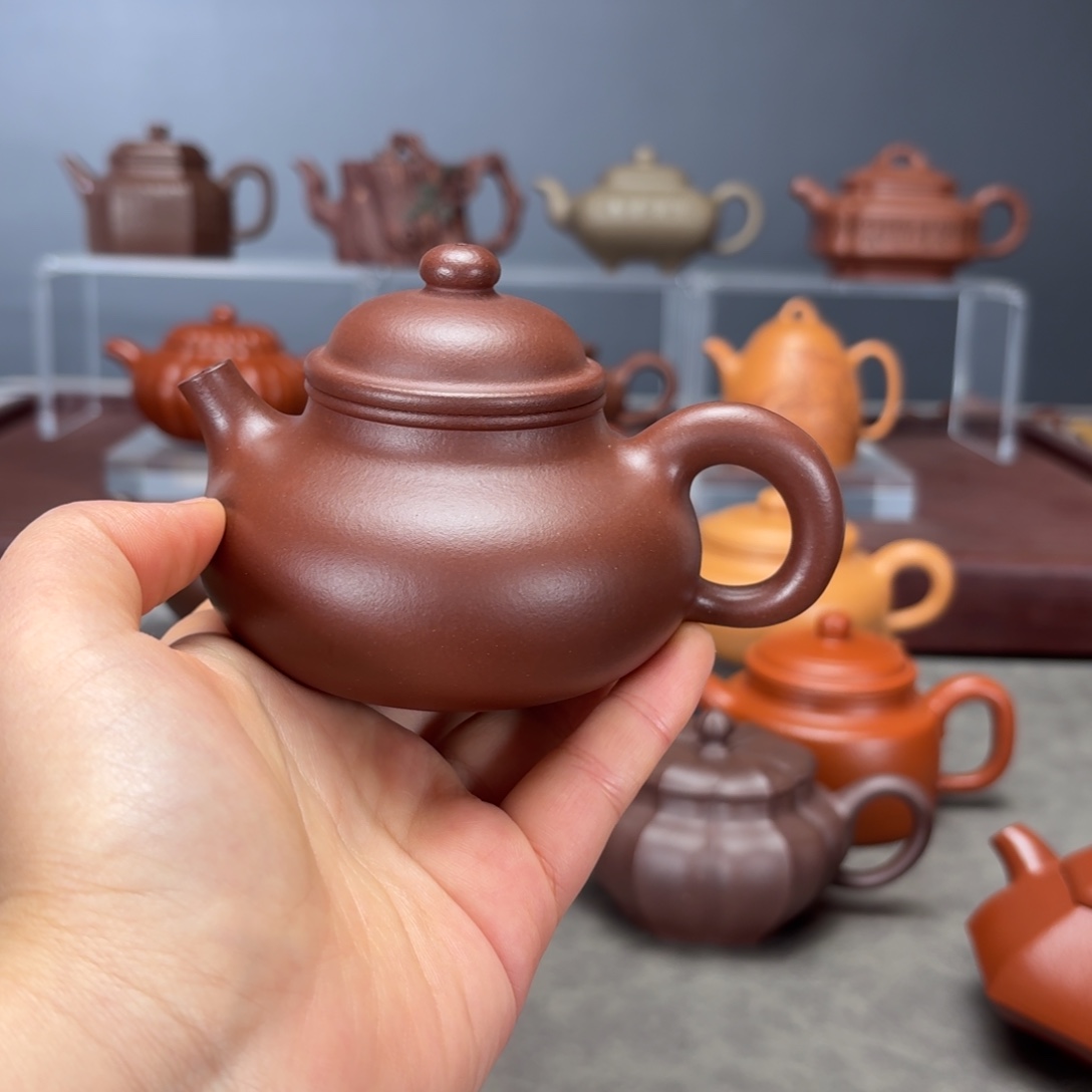 i***w茶壶紫砂容天200cc底槽清