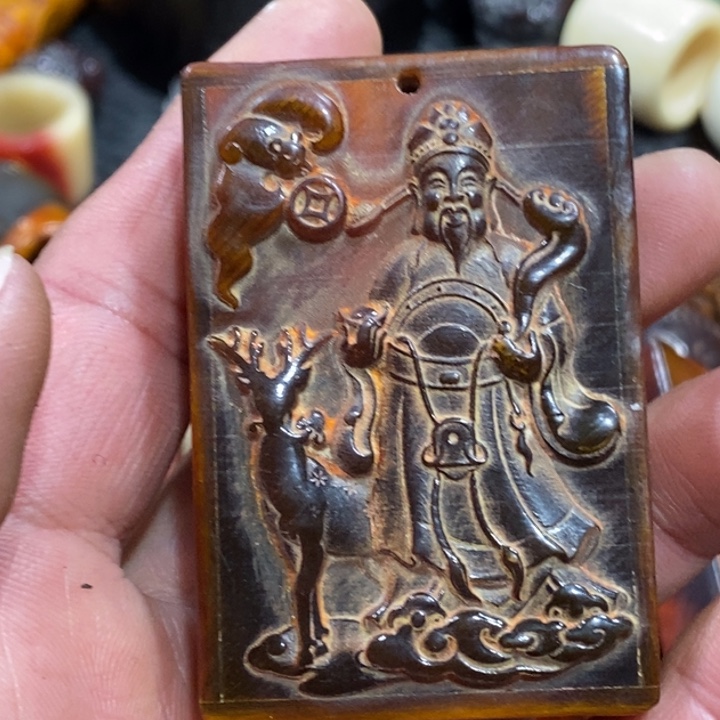 滴血莲花菩提吊坠