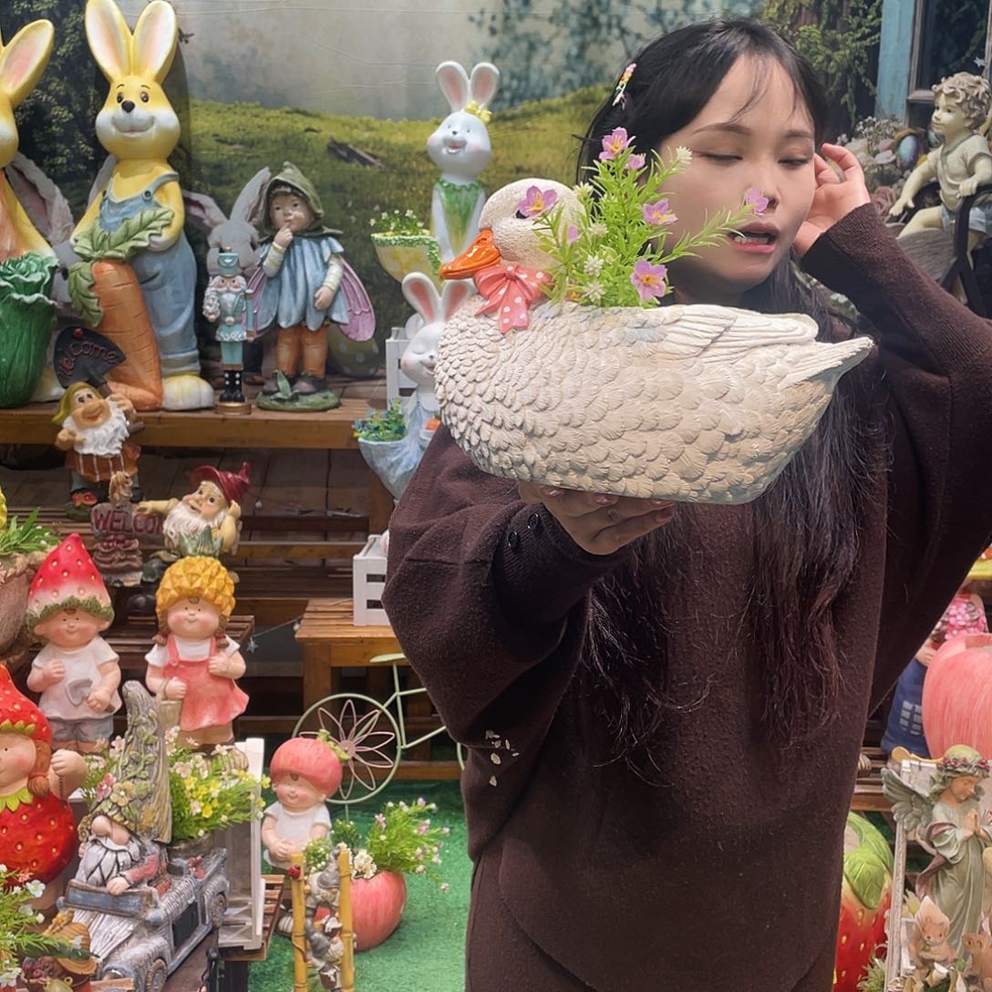 摆件花园摆件红红火火