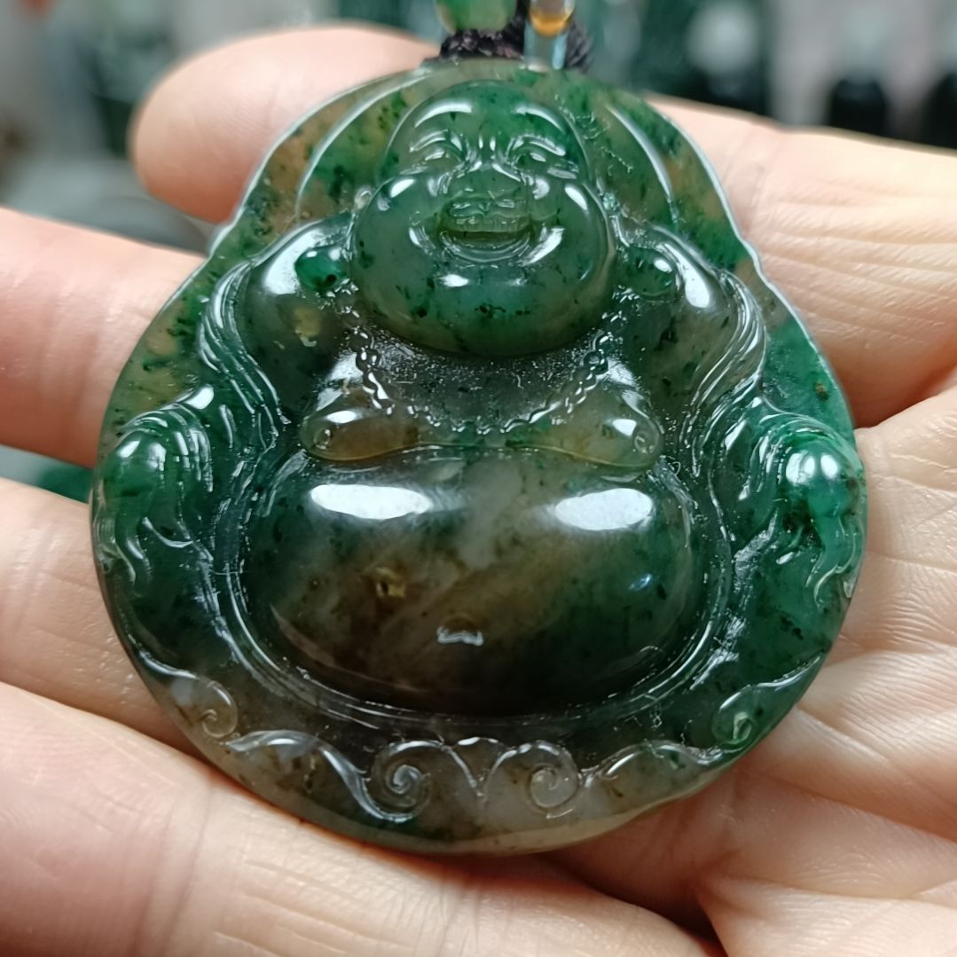独山玉未镶嵌挂件