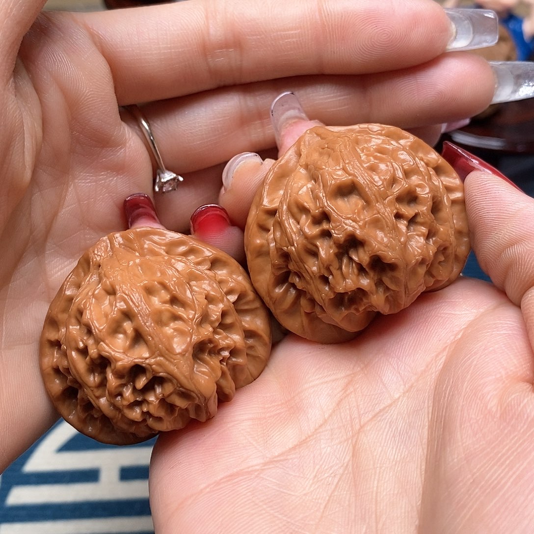 文玩核桃把件小*蛋宫灯44