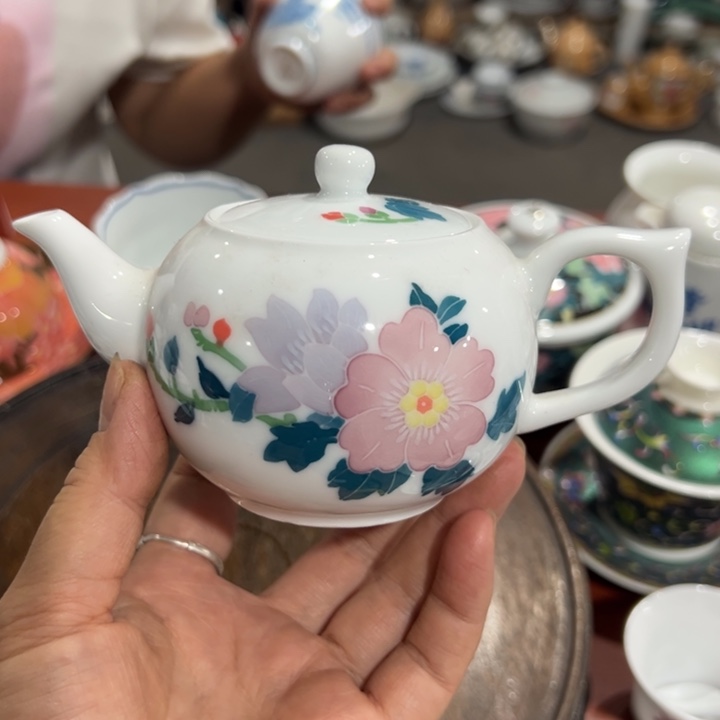 醴陵高温瓷器180毫升釉下手绘