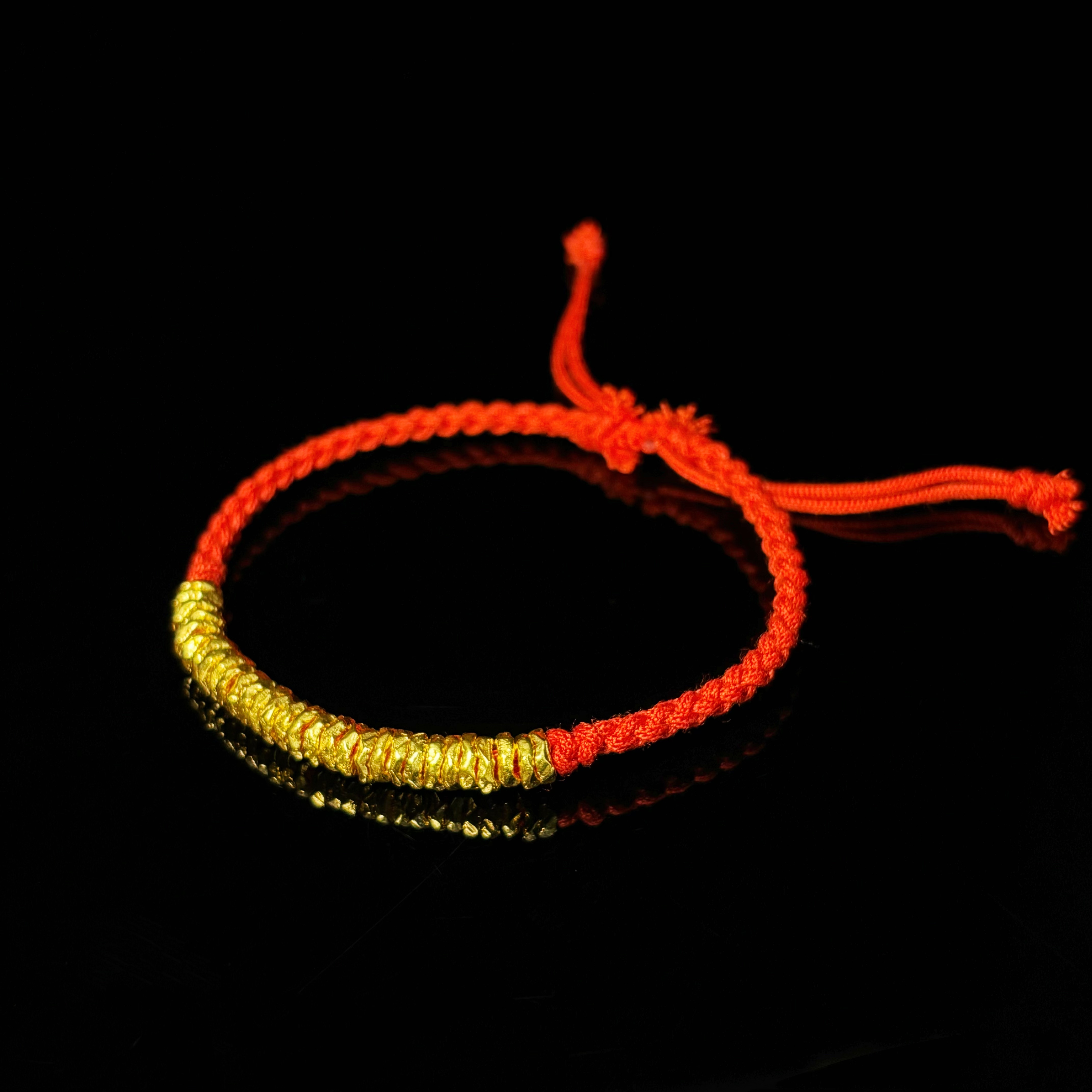 红缕  足金盘缠红绳手绳  5187  多样性发一件