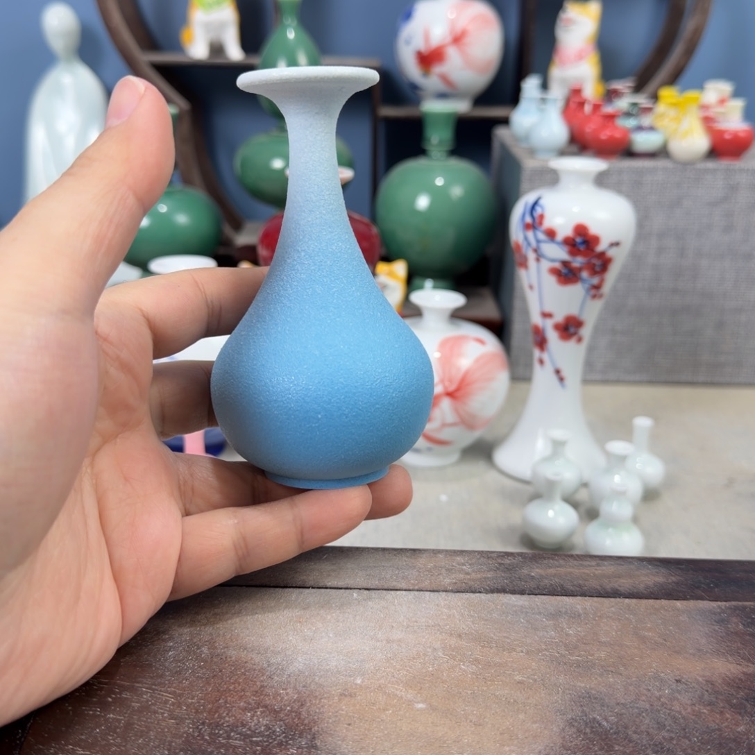 陶瓷手工小花器摆件