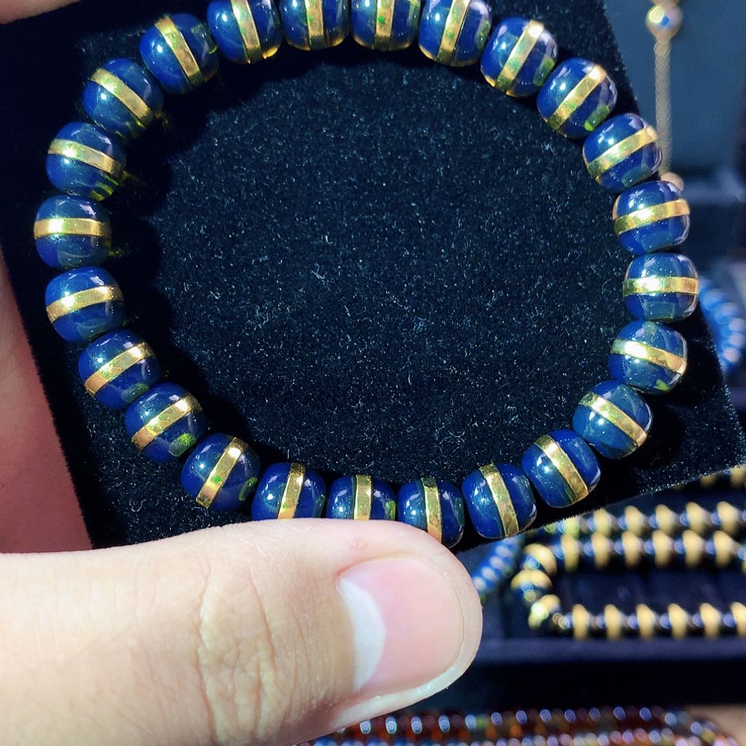 琥珀珠宝奇石银S925镀金镶嵌