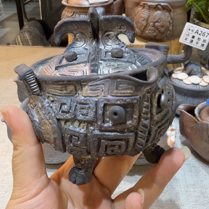 陶盘精品柴烧福利放漏