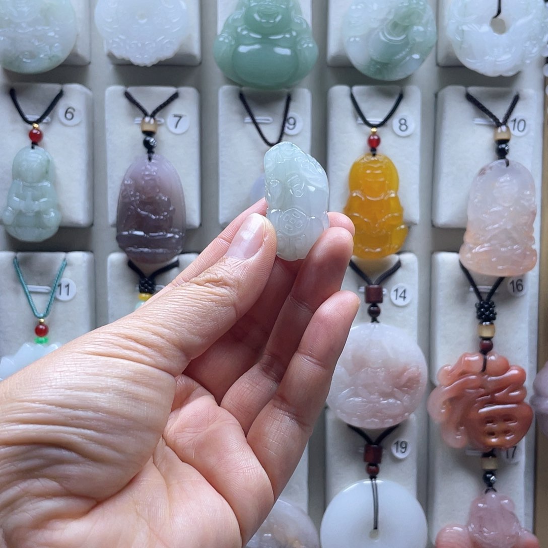 玛瑙/玉髓合金颈饰