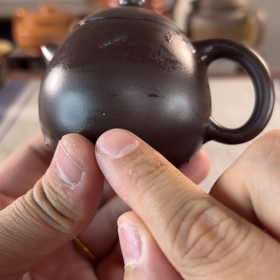 紫砂微瑕茶壶无礼盒款