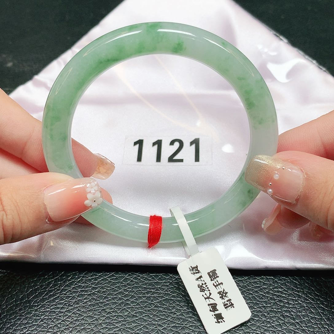 未镶嵌手镯翡翠圆条