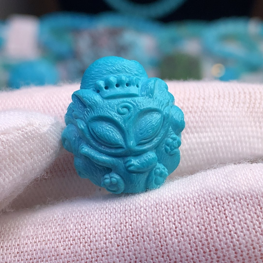 绿松石珠宝奇石未镶嵌