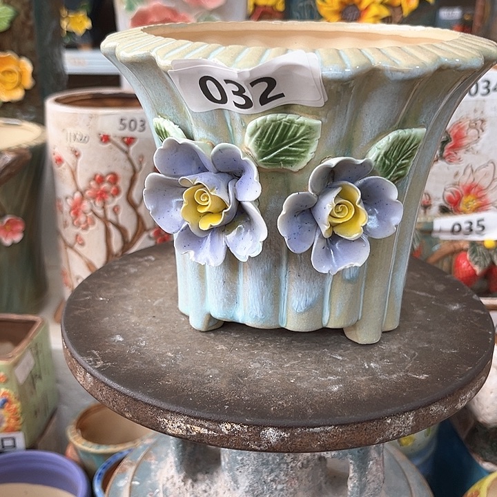 紫砂花盆粗陶材质多肉花盆