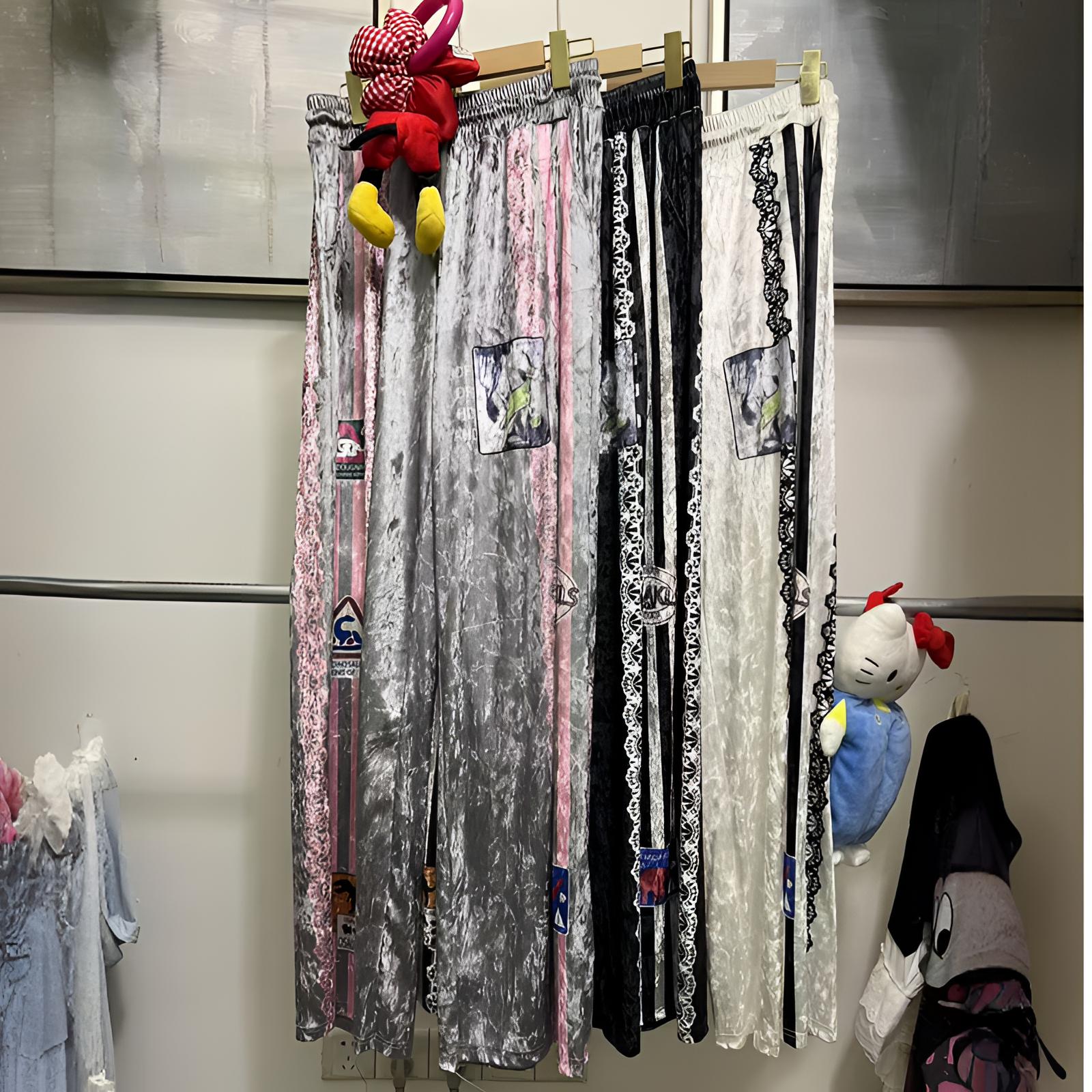 二龙欧货【潮流薄款高弹力口袋休闲裤】