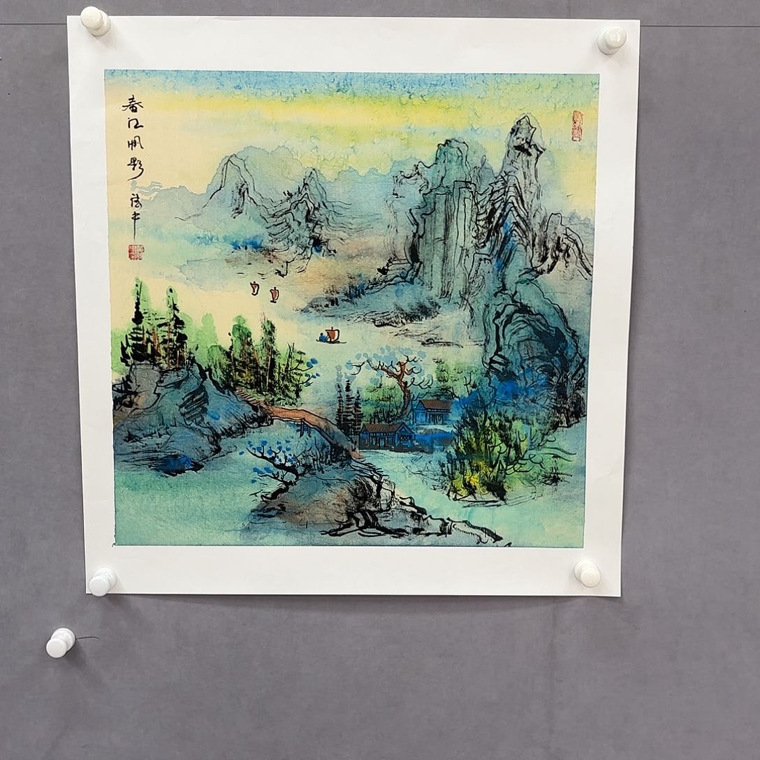 国画亲笔手绘原创