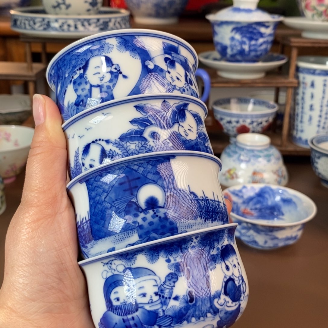 景德镇陶瓷手工手绘