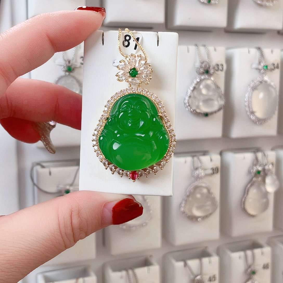 玛瑙/玉髓吊坠(赠链)未镶嵌