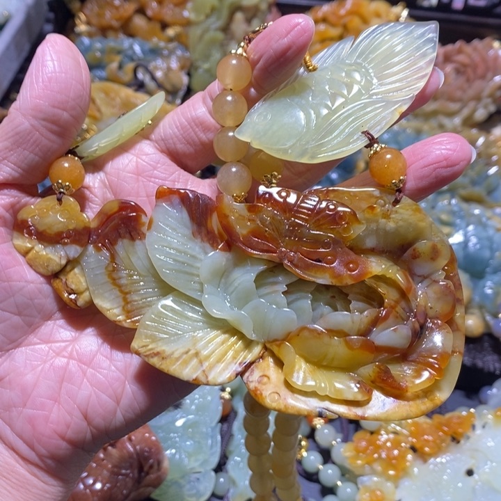 岫玉岫玉吊坠未镶嵌