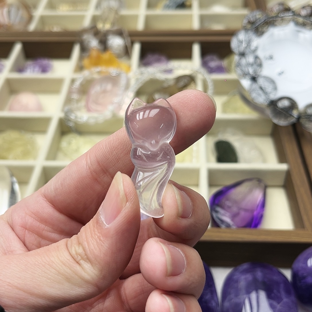 水晶天然水晶微瑕银S925镶嵌