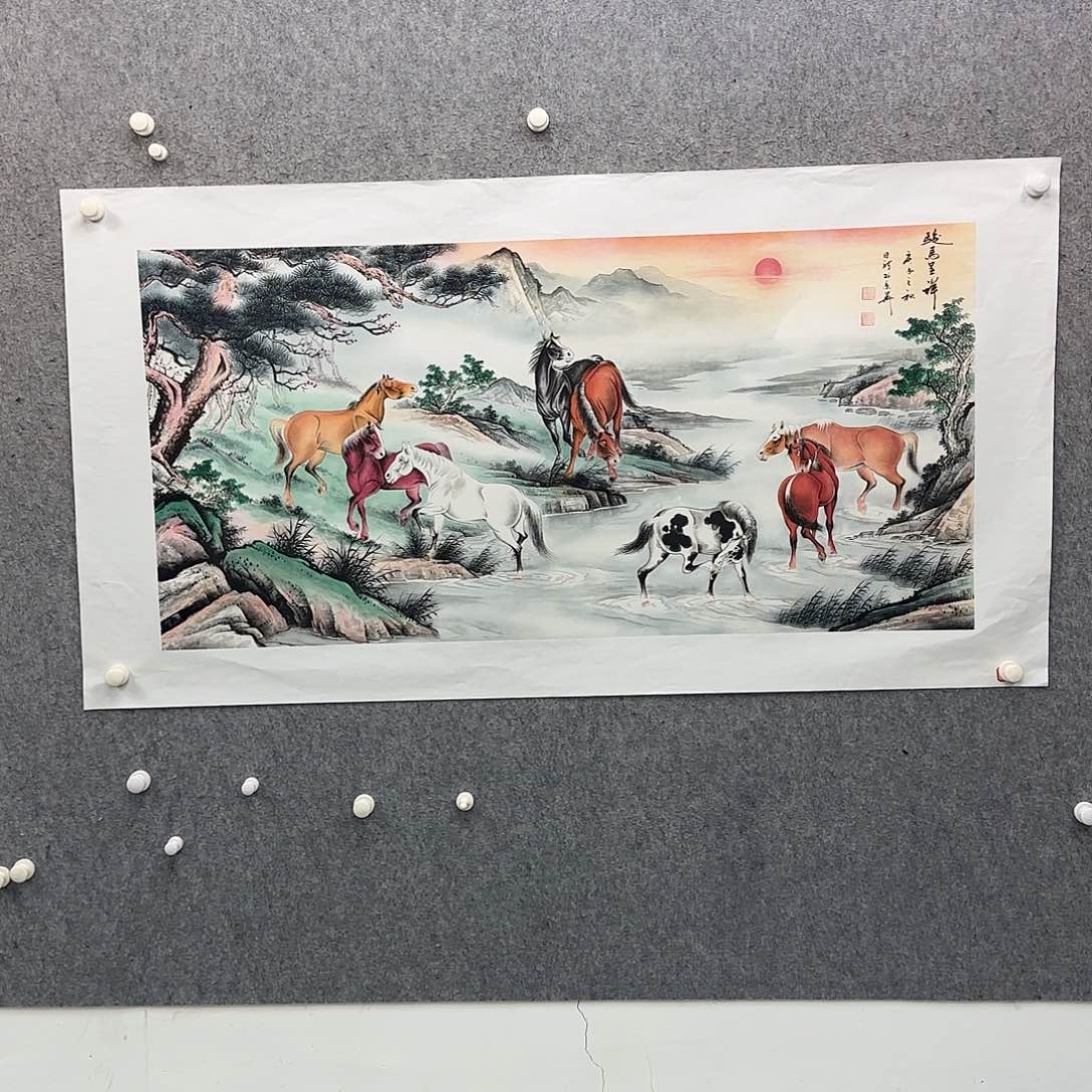 书法作品多次参加