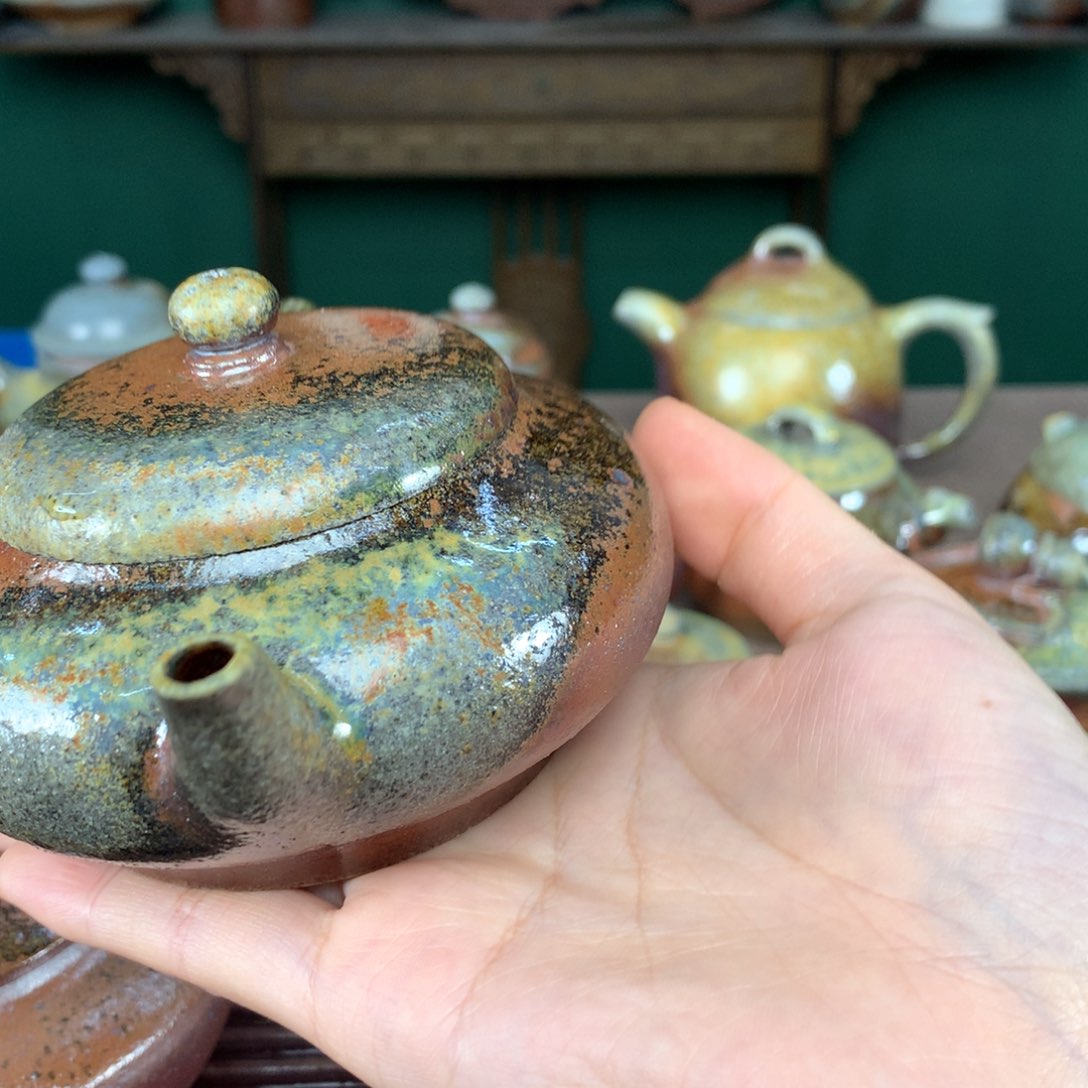 紫砂茶壶纯自然柴烧