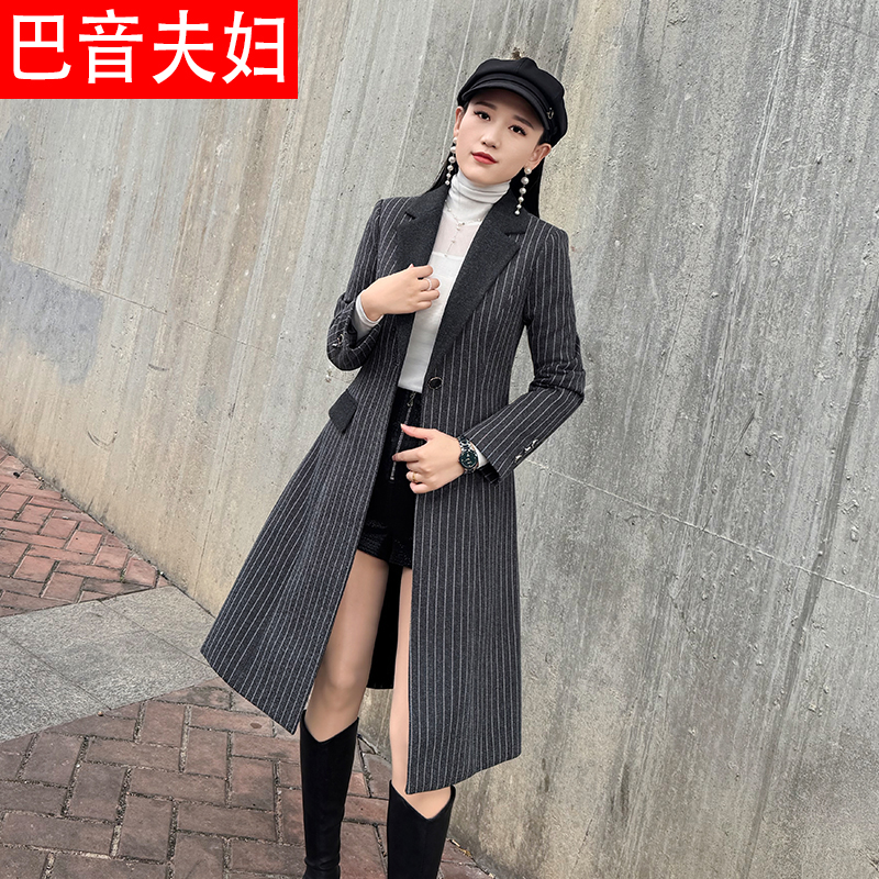 黑色风衣女2025新款秋冬加厚气质洋气显瘦高级感时尚上衣大衣外套