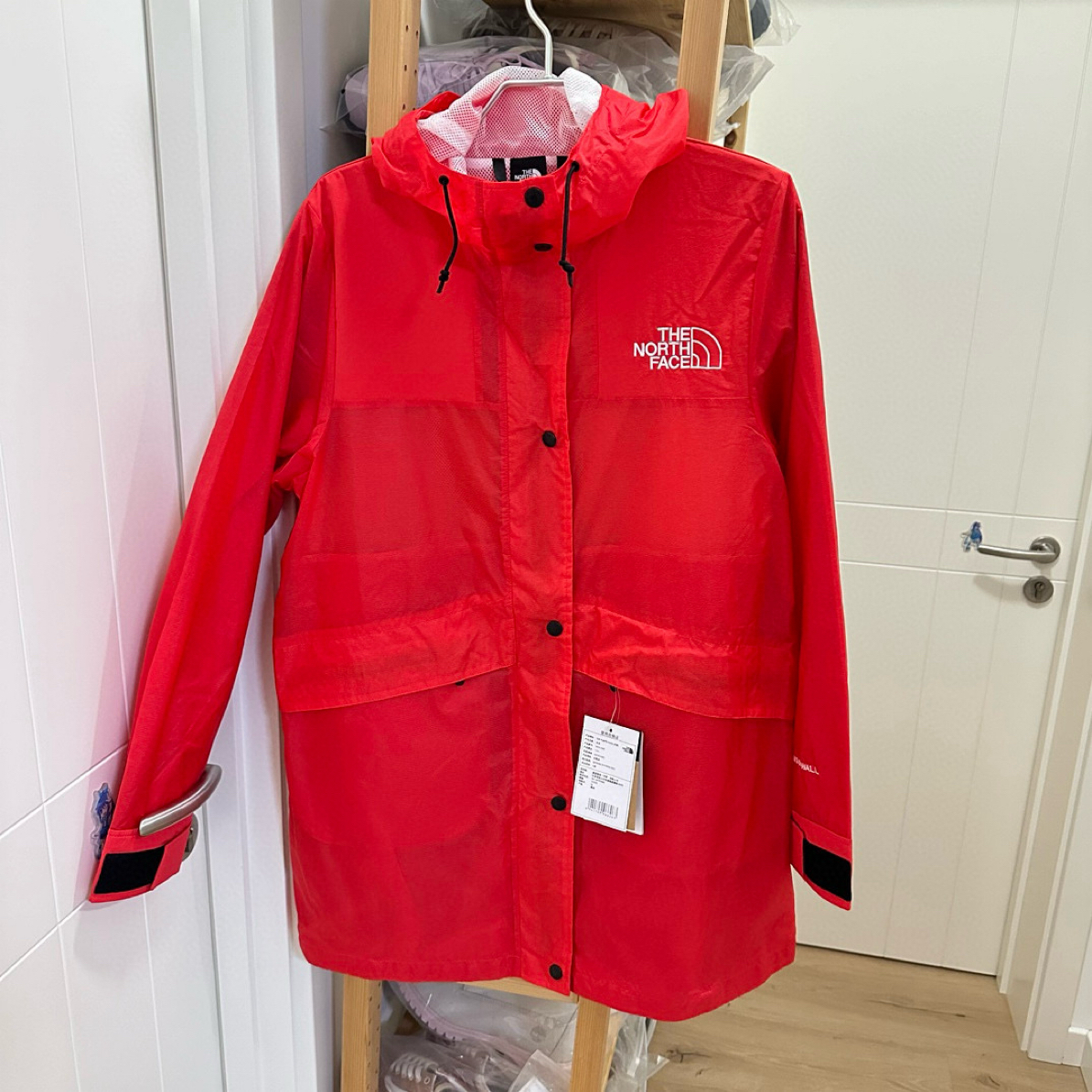 正品 北面 UE系列 女士防风外套 中长款5J6E 