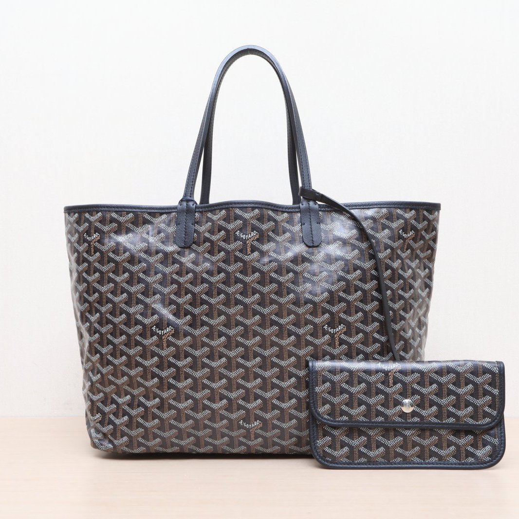 99新  【小花念念】购物袋 子母包 34 中号 黑色 PVC 银扣 