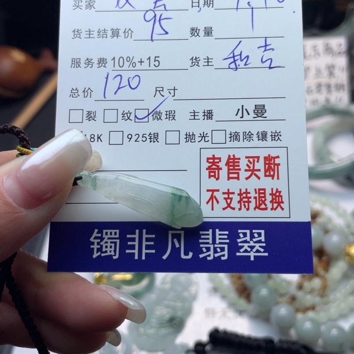 翡翠颈饰未镶嵌皮****✨