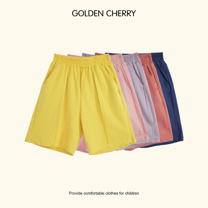 【金樱桃Golden cherry】亲子多色柔软亲肤短裤r24107