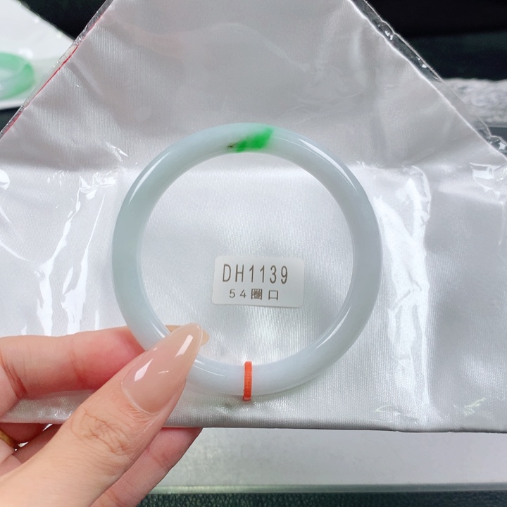 未镶嵌手镯翡翠圆条54
