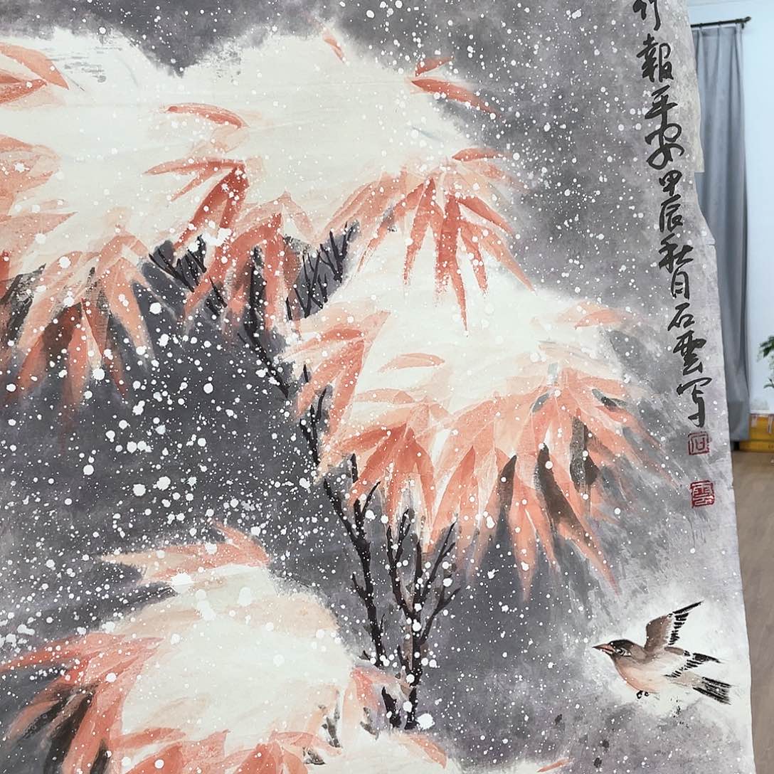 国画岁**香把门反锁门在地上打滚打滚