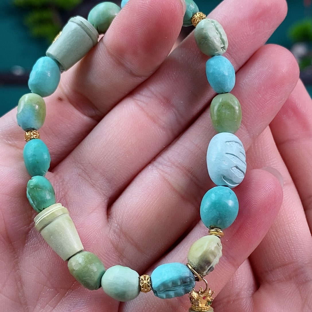 绿松石珠宝奇石未镶嵌