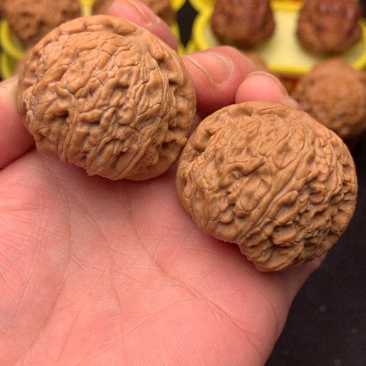 吊坠文玩核桃白狮子39