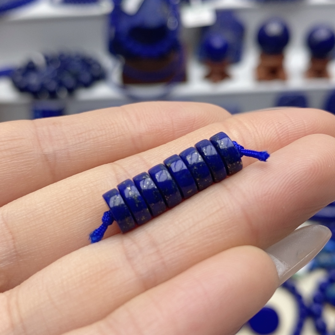 青金石未镶嵌隔片7mm