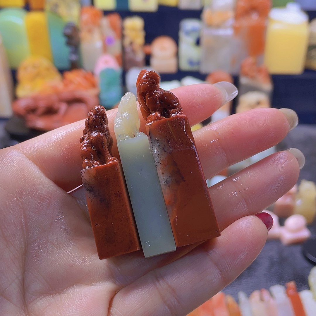 昌化石印石老挝一组