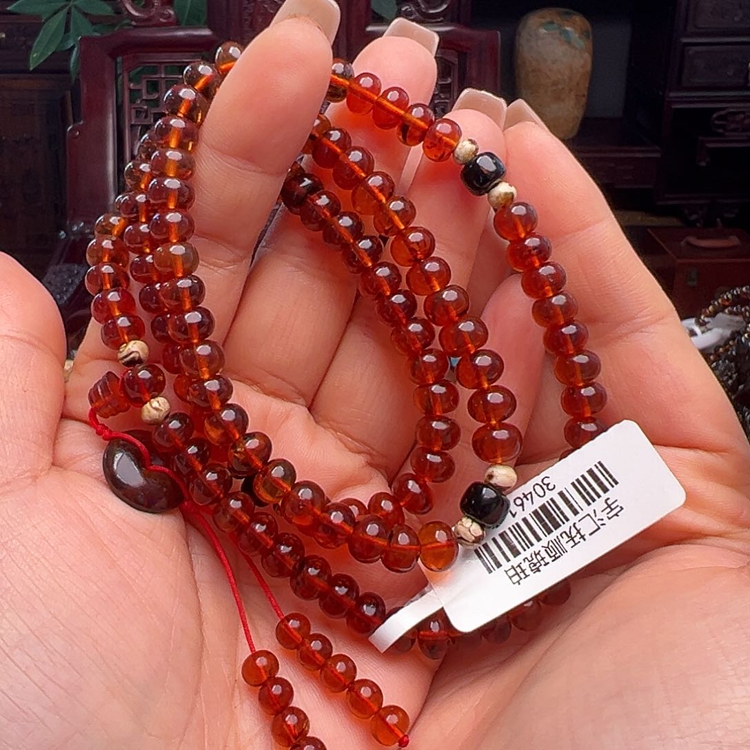 琥珀裸石未镶嵌抚顺琥珀30461。7m m