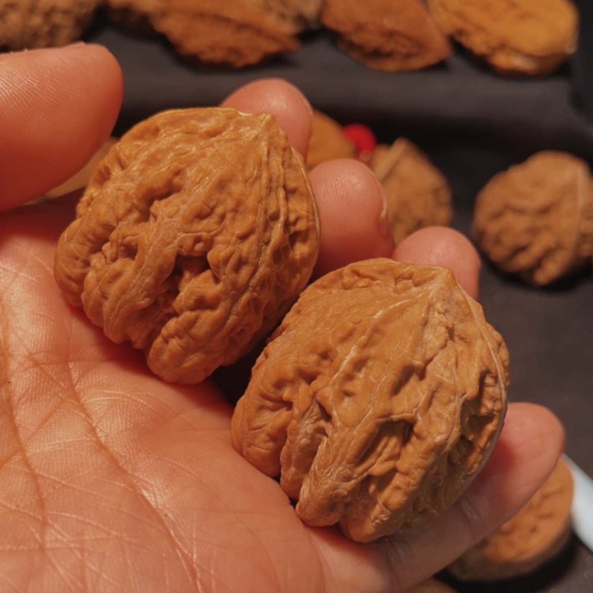 【闪购商品】文玩核桃把件齐***呛东北楸子16