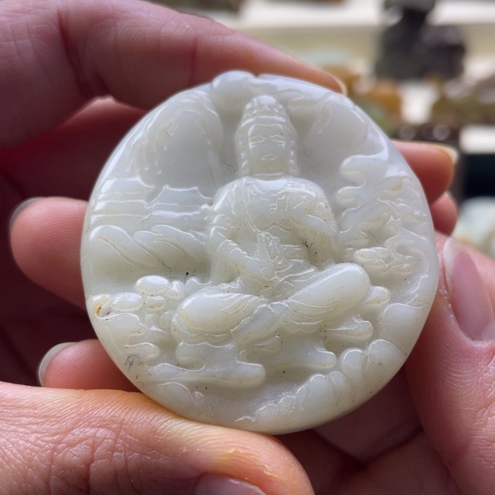 蛇纹石玉颈饰未镶嵌57