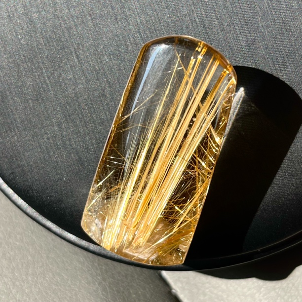 天然水晶钛晶顺板钛吊坠