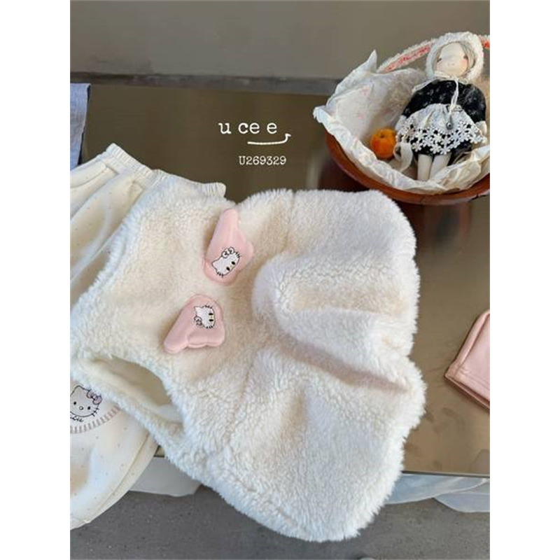  釉兮·25冬～卡通毛毛马甲U269329（童装汉服）