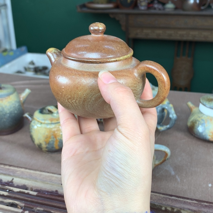 紫砂柴烧纯自然柴烧