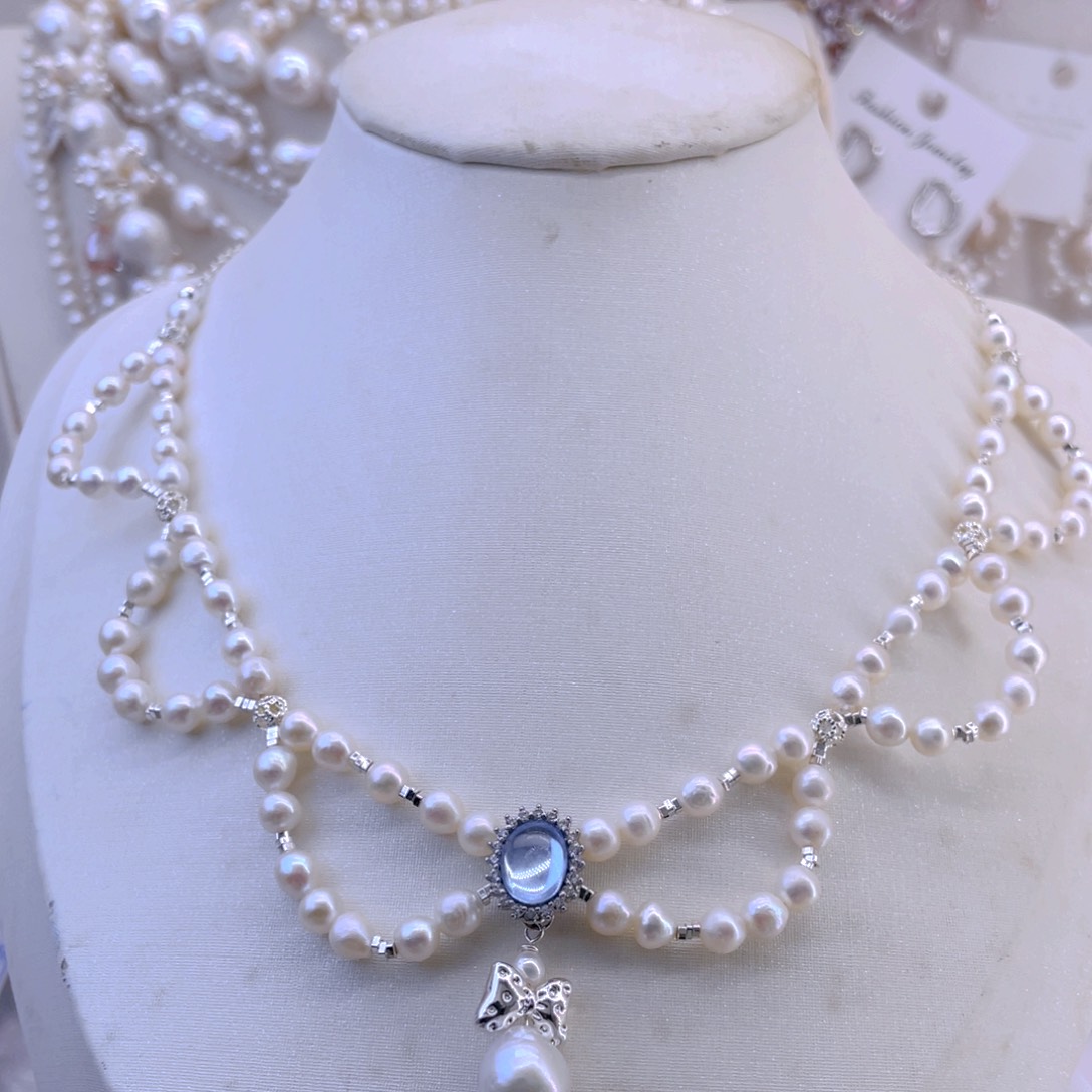 未镶嵌耳饰淡水珍珠