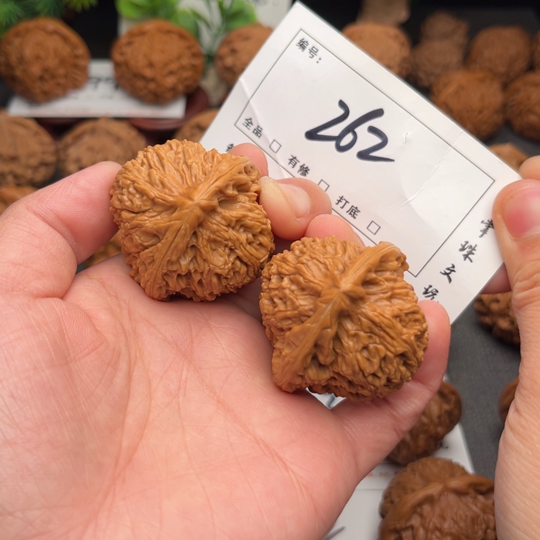 吊坠文玩核桃39三角将262