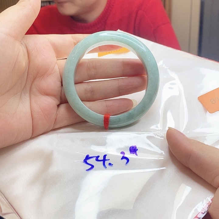 翡翠未镶嵌手镯天然缅甸翡翠A货手镯52圈以下