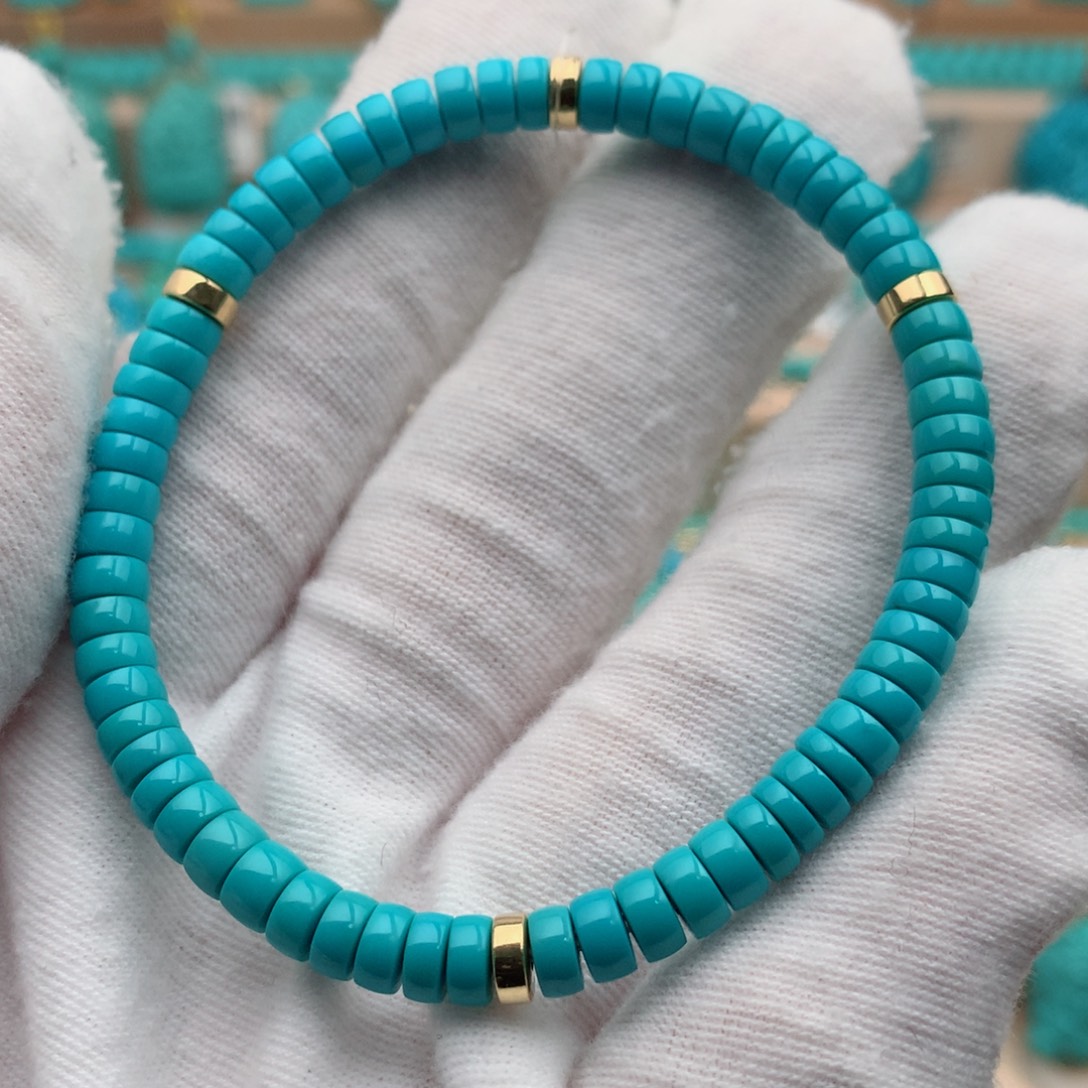 绿松石未镶嵌珠宝奇石5mm